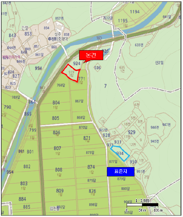 경북 성주군 수륜면 전답 경매 물건 사진 3 · 2026타경3702