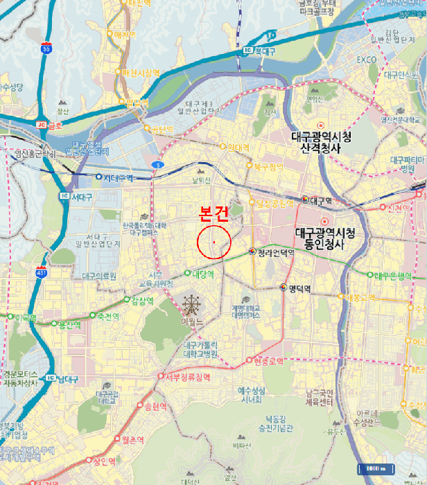 대구 서구 내당동 단독주택다가구 경매 물건 사진