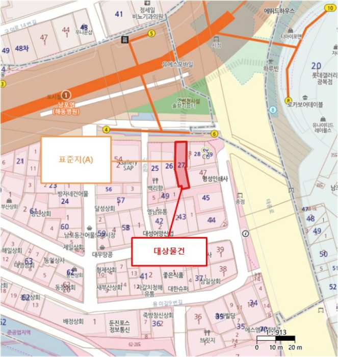 부산 중구 대지 경매 물건 사진 2 · 2024타경3700