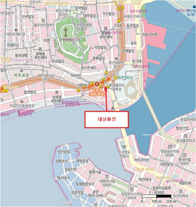 부산 중구 대지 경매 물건 사진 3 · 2024타경3700