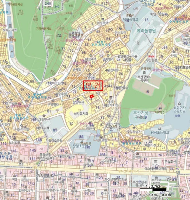 부산 중구 대지 경매 물건 사진 4 · 2024타경59741