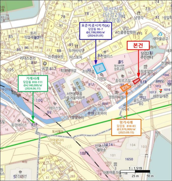부산 부산진구 당감동 대지 경매 물건 사진 3 · 2024타경64385