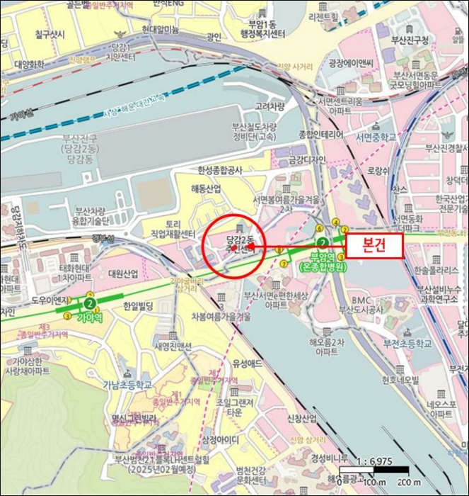 부산 부산진구 당감동 대지 경매 물건 사진 4 · 2024타경64385