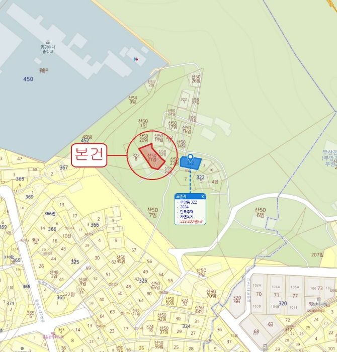 부산 부산진구 부암동 임야 경매 물건 사진 3 · 2024타경66305