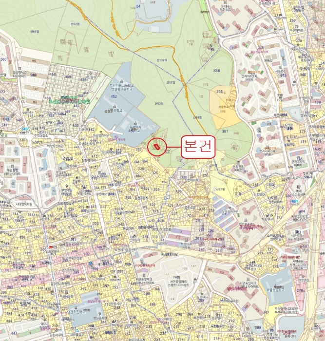 부산 부산진구 부암동 임야 경매 물건 사진 4 · 2024타경66305