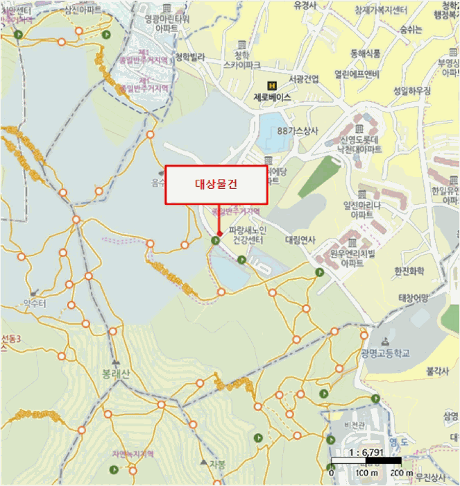 부산 영도구 청학동 대지 경매 물건 사진 4 · 2025타경21502