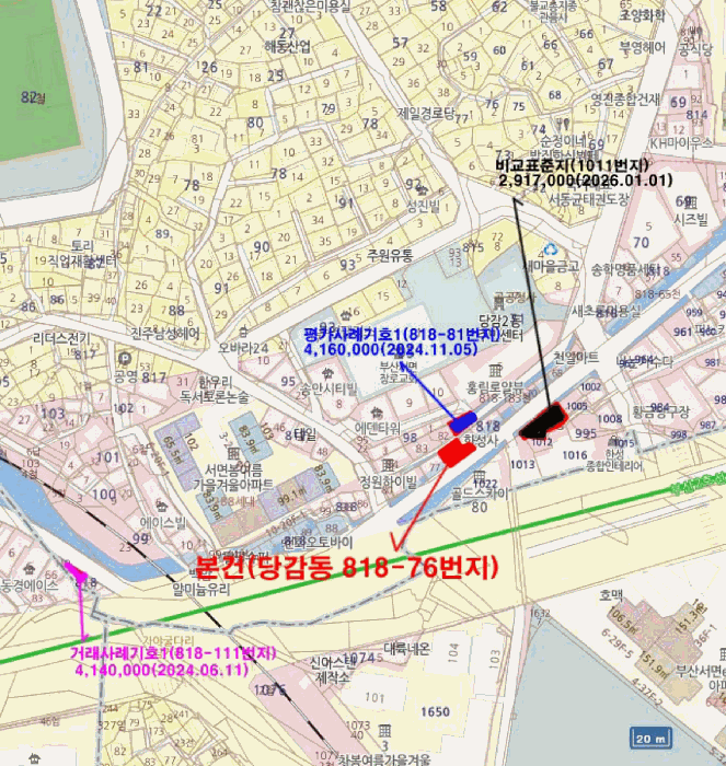 부산 부산진구 당감동 대지 경매 물건 사진 6 · 2025타경21546