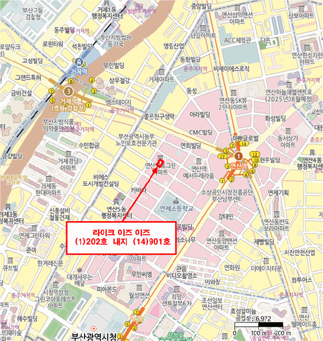 부산 연제구 연산동 오피스텔 경매 물건 사진 3 · 2025타경21853