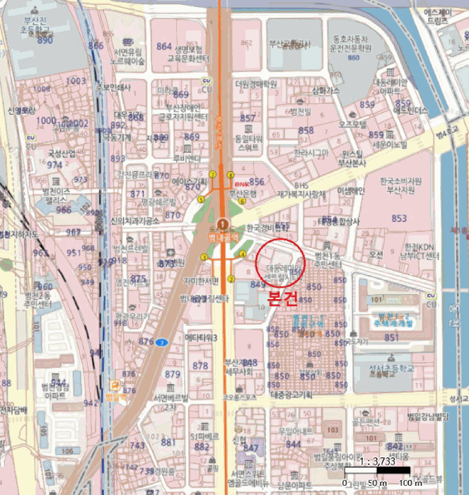 부산 부산진구 범천동 오피스텔 경매 물건 사진 2 · 2025타경21919