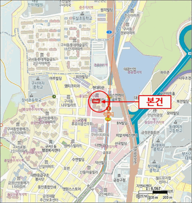 부산 금정구 구서동 근린생활시설 경매 물건 사진 3 · 2025타경21959