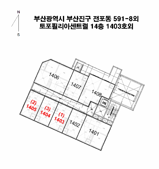 부산 부산진구 전포동 오피스텔 경매 물건 사진 6 · 2025타경22117