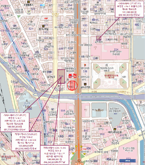 부산 부산진구 부전동 오피스텔 경매 물건 사진 3 · 2025타경22909