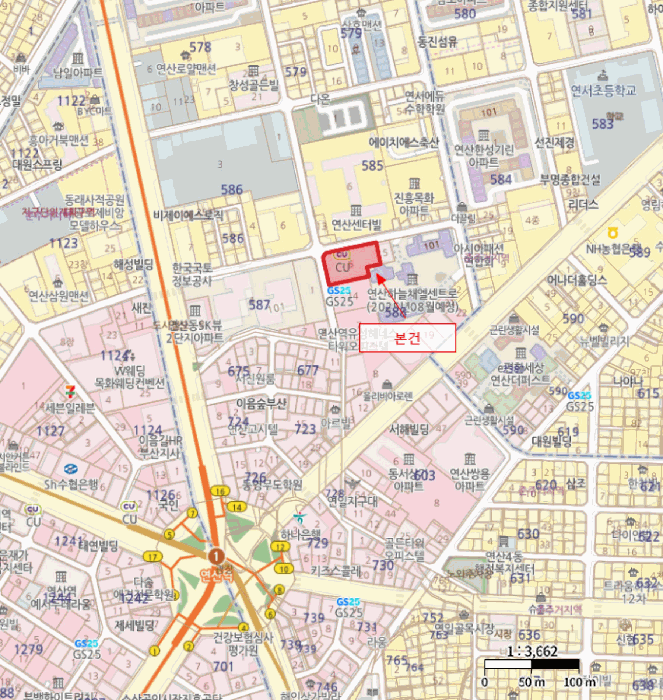 부산 연제구 연산동 상가,오피스텔,근린시설 경매 물건 사진 3 · 2025타경23014