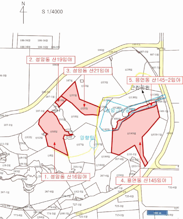 울산 남구 성암동 임야 경매 물건 사진 4 · 2024타경103269