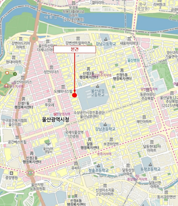 울산 남구 신정동 상가,오피스텔,근린시설 경매 물건 사진 3 · 2024타경2823
