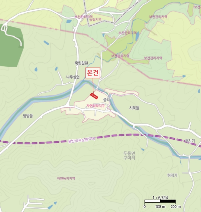 울산 울주군 두동면 대지 경매 물건 사진 3 · 2024타경9985
