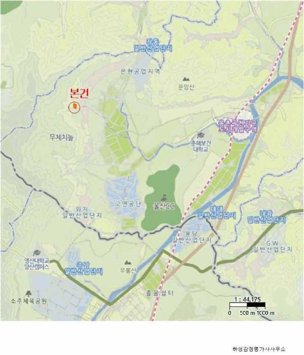 울산 울주군 웅촌면 임야 경매 물건 사진 2 · 2025타경1100