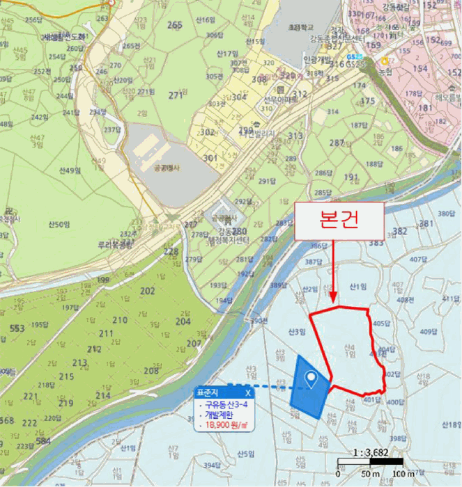울산 북구 구유동 임야 경매 물건 사진 3 · 2025타경12038