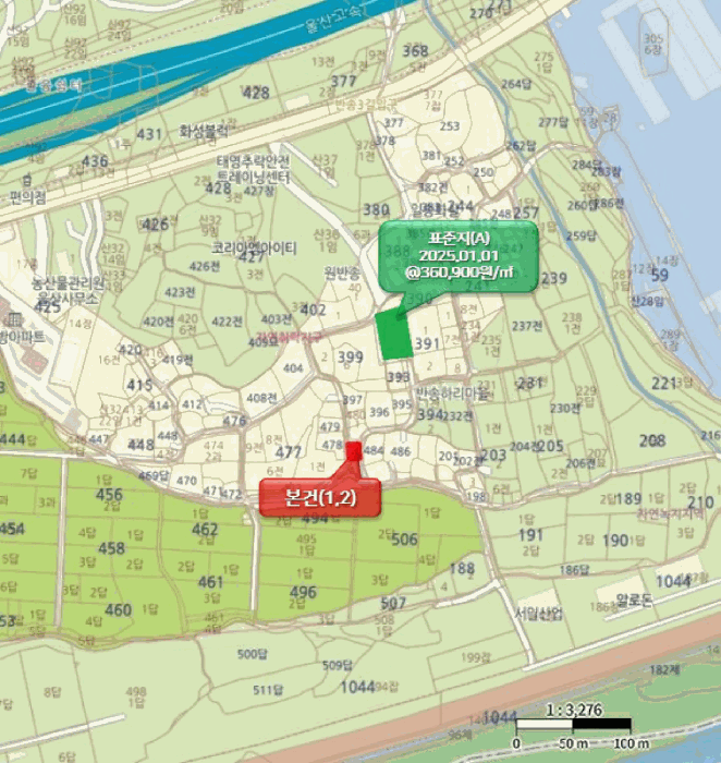 울산 울주군 언양읍 도로 경매 물건 사진 3 · 2025타경12089