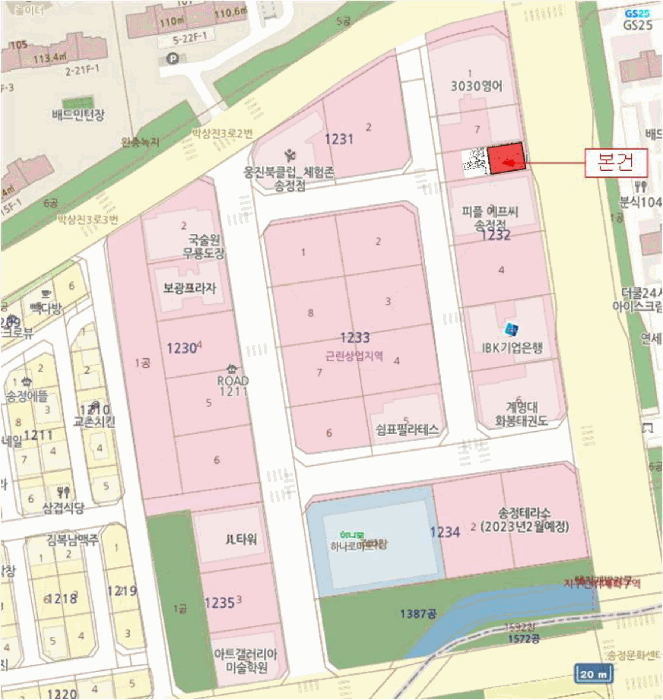 울산 북구 송정동 근린시설 경매 물건 사진 3 · 2025타경12433