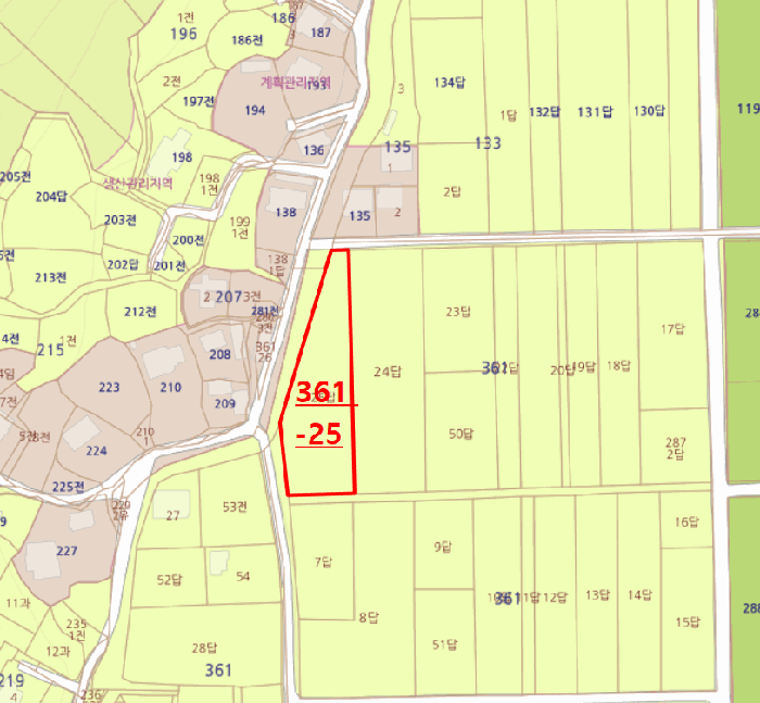 울산 울주군 웅촌면 전답 경매 물건 사진 5 · 2025타경12788