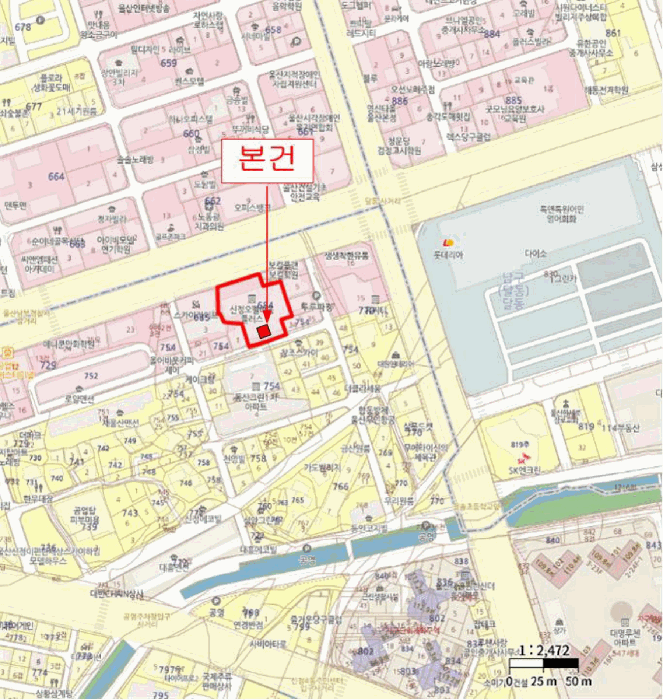 울산 남구 신정동 상가,오피스텔,근린시설 경매 물건 사진 2 · 2025타경13049