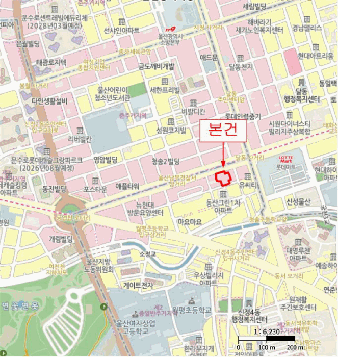 울산 남구 신정동 상가,오피스텔,근린시설 경매 물건 사진 3 · 2025타경13049