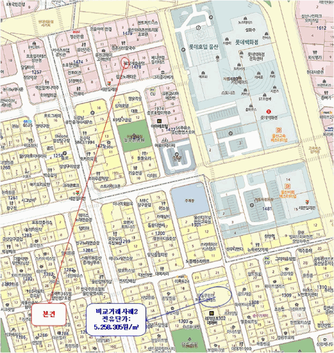 울산 남구 삼산동 상가,오피스텔,근린시설 경매 물건 사진 3 · 2025타경13132