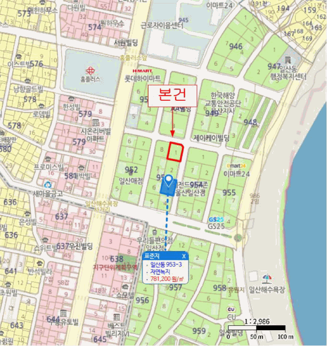 울산 동구 일산동 대지 경매 물건 사진 6 · 2025타경13139