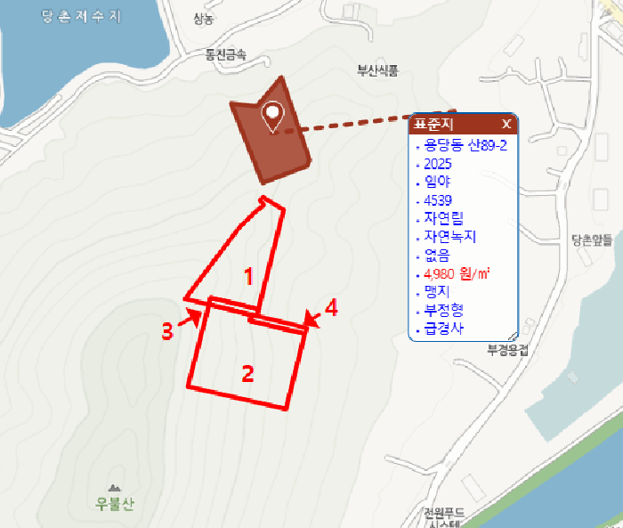 경남 양산시 용당동 임야 경매 물건 사진 2 · 2025타경1320