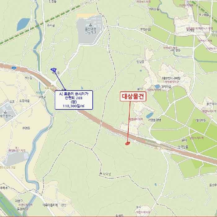 울산 울주군 상북면 임야 경매 물건 사진 3 · 2025타경1384