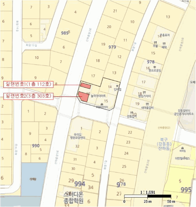 울산 북구 산하동 상가,오피스텔,근린시설 경매 물건 사진 4 · 2025타경1575