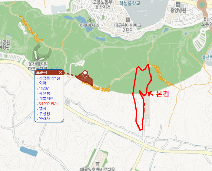 울산 남구 신정동 임야 경매 물건 사진 3 · 2025타경1577