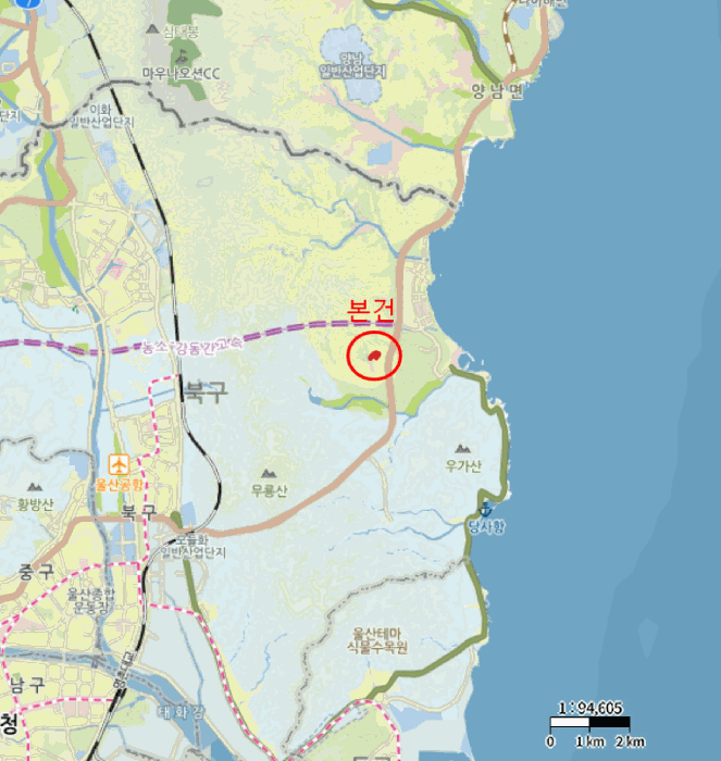 울산 북구 무룡동 임야 경매 물건 사진 5 · 2025타경1591