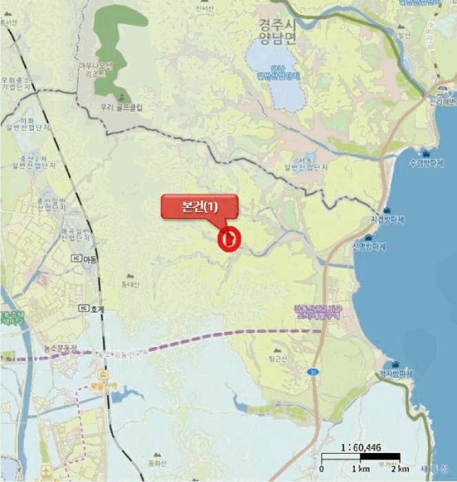 울산 북구 대안동 임야 경매 물건 사진 4 · 2026타경10100