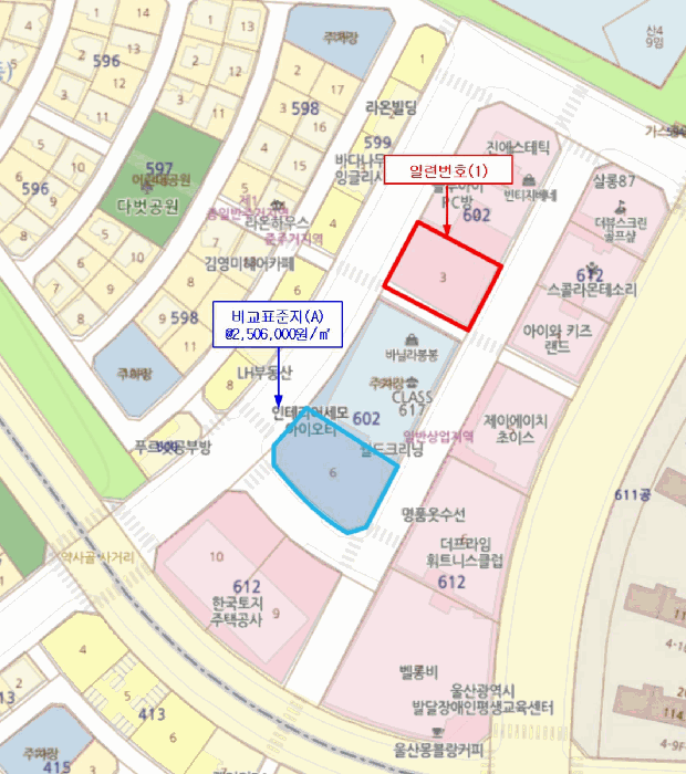 울산 중구 서동 대지,임야,전답 경매 물건 사진 3 · 2026타경10564