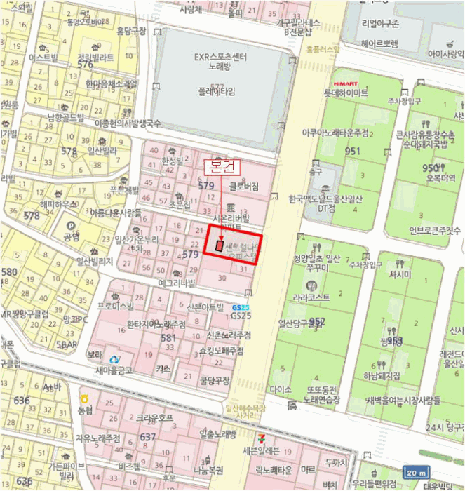 울산 동구 일산동 상가,오피스텔,근린시설 경매 물건 사진 2 · 2026타경10933