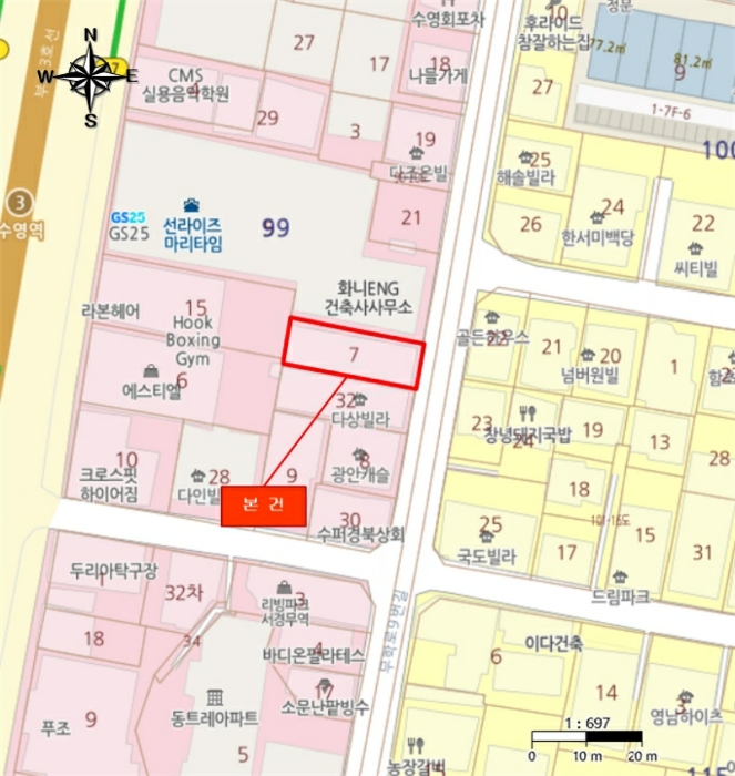 부산 수영구 광안동 연립주택,다세대,빌라 경매 물건 사진 4 · 2024타경113146
