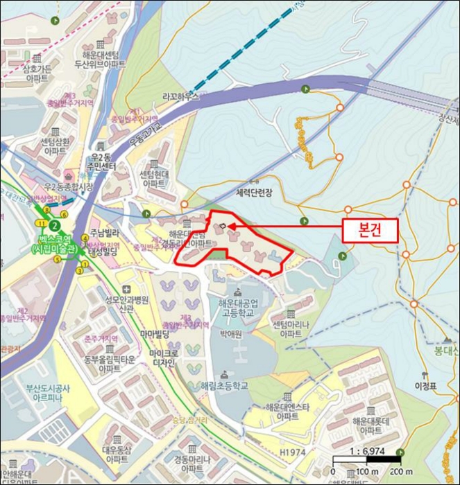 부산 해운대구 우동 아파트 경매 물건 사진 2 · 2024타경4433