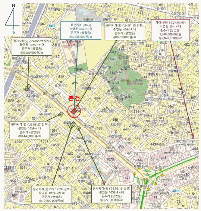 부산 수영구 수영동 대지 경매 물건 사진 2 · 2025타경4958