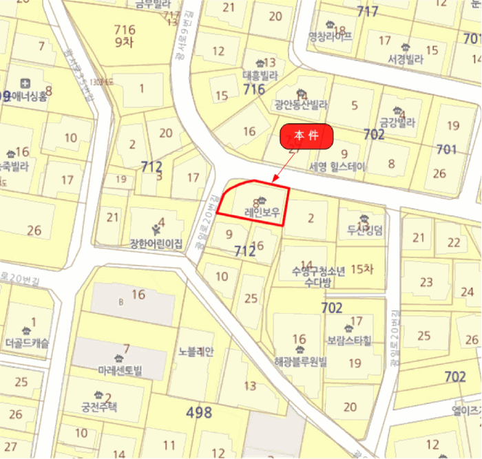 부산 수영구 광안동 연립주택,다세대,빌라 경매 물건 사진 6 · 2025타경4999