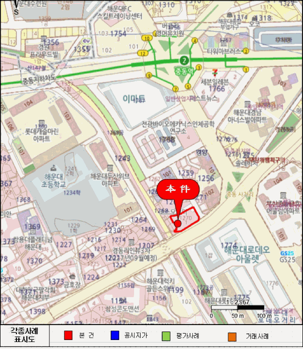 부산 해운대구 중동 근린생활시설 경매 물건 사진 3 · 2025타경5167