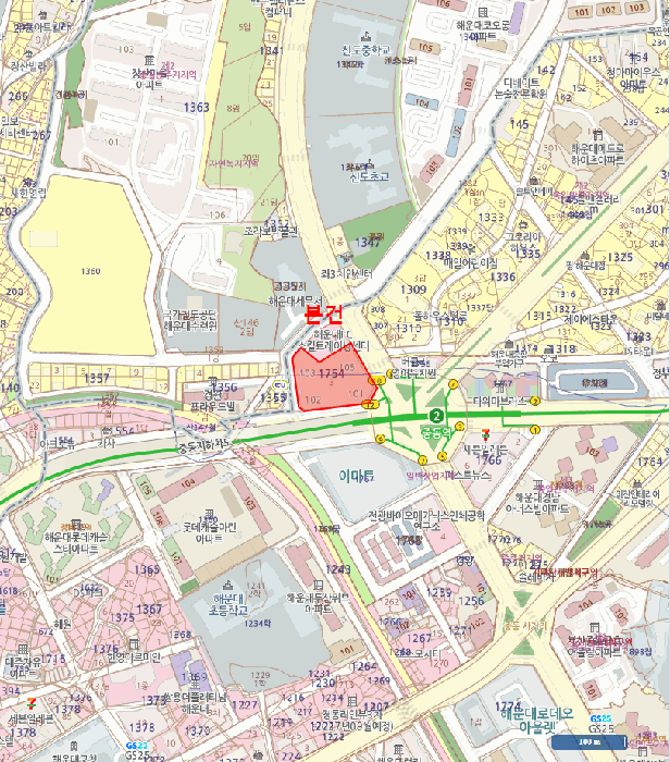 부산 해운대구 중동 상가,오피스텔,근린시설 경매 물건 사진 2 · 2025타경5320