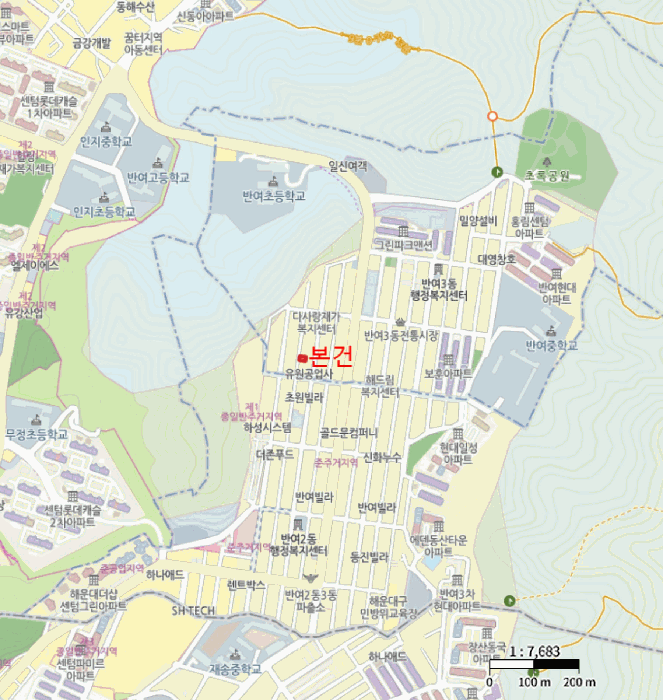 부산 해운대구 반여동 대지 경매 물건 사진 4 · 2025타경5325