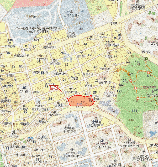 부산 수영구 민락동 상가,오피스텔,근린시설 경매 물건 사진 3 · 2025타경5362