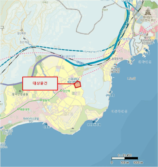 부산 해운대구 좌동 판매시설 경매 물건 사진 4 · 2025타경541