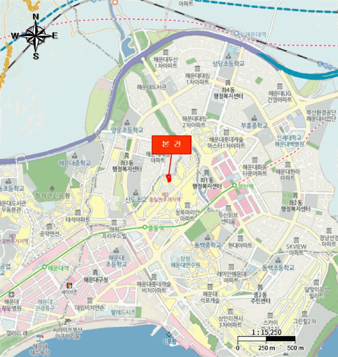부산 해운대구 중동 상가,오피스텔,근린시설 경매 물건 사진 3 · 2025타경5495