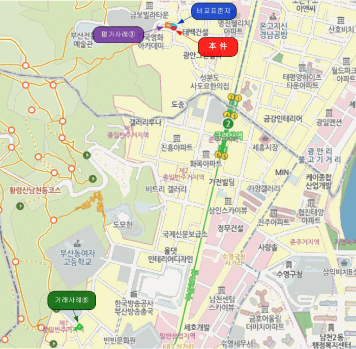 부산 수영구 광안동 대지 경매 물건 사진 3 · 2025타경5606
