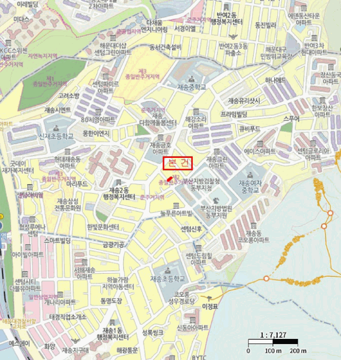 부산 해운대구 재송동 도로 경매 물건 사진 4 · 2025타경5633