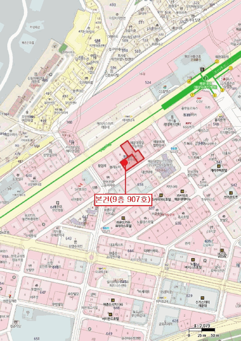 부산 해운대구 우동 오피스텔 경매 물건 사진 2 · 2025타경5702